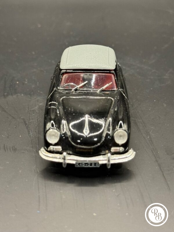 Brumm 1/43 Scale Metal Model - R118 PORSCHE 359 CABRIOLET 1950 BLACK