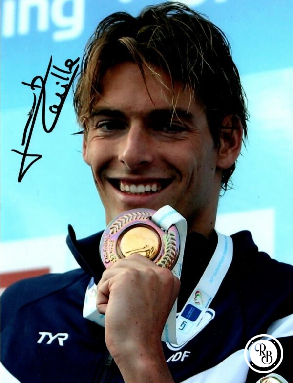 Autographe Camille Lacourt 15x20