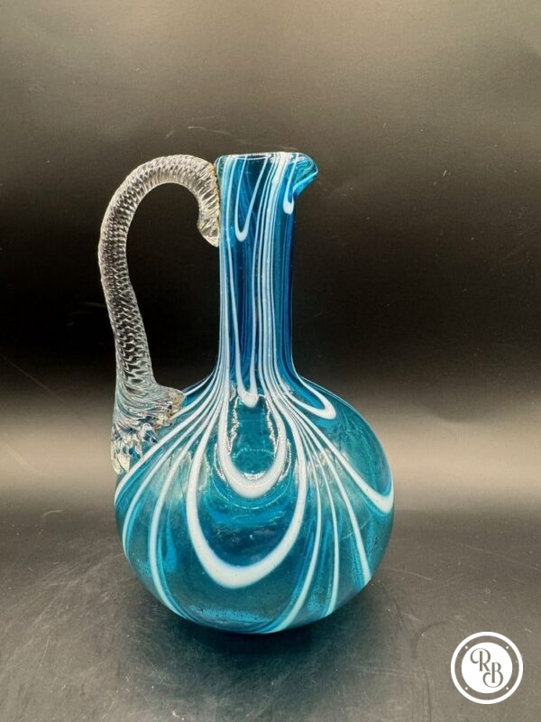 RETRO_BROC_Carafe_bleu_anse