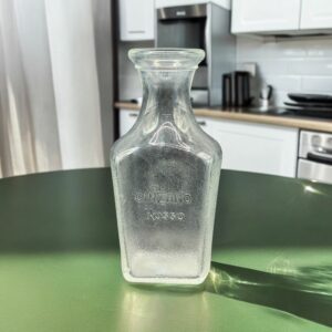 Ancienne Carafe/Bouteille publicitaire - Cinzanno - En verre épais - Des années 60