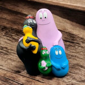 Tirelire - La famille Barbapapa - Plastoy - Jouet datant de 2006