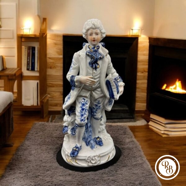 Rare et ancienne statuette/Figurine en porcelaine - Italie - Capodimente - Collection - Décoration