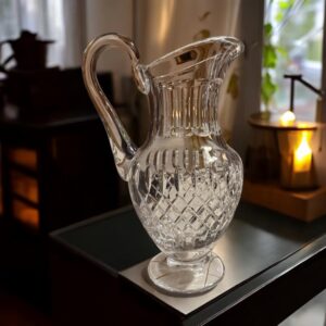 Rare et Magnifique Pichet/Aiguière à eau en Cristal de la maison Saint Louis - Modèle Messine - Collection - Déco